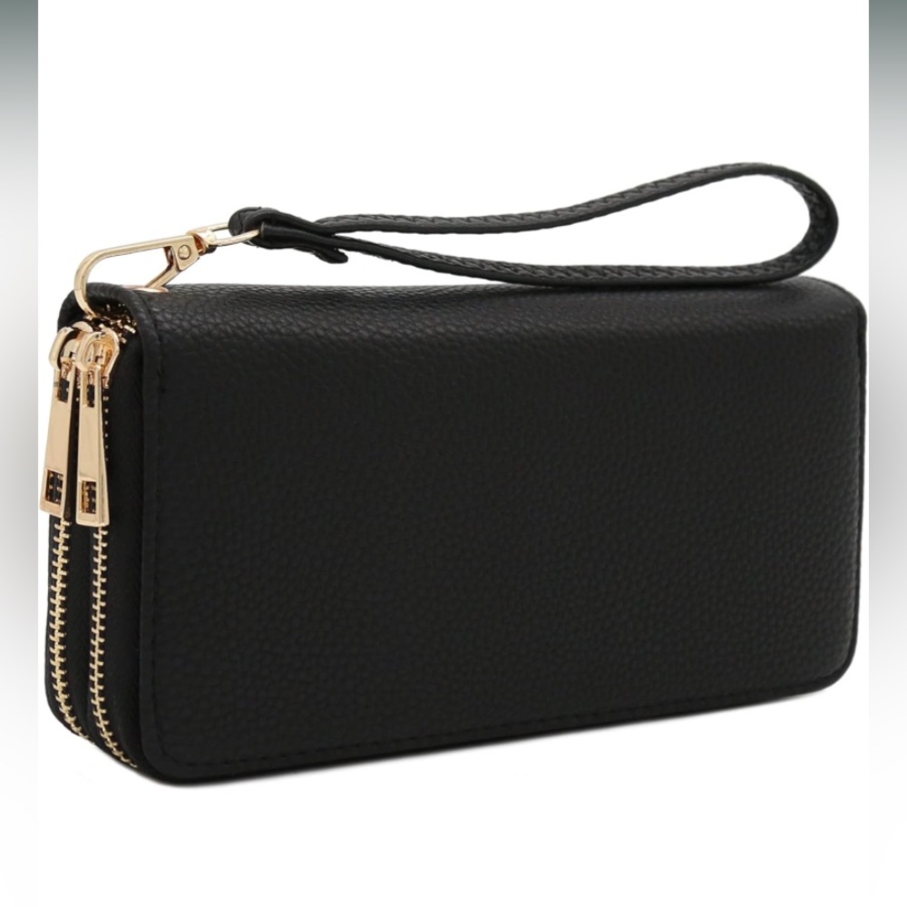 Double zip wallet